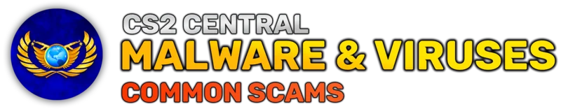 CS2 malware scam warning - fake software and verification popups that steal your account