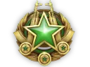 CS2 2026 service medal green tier 2