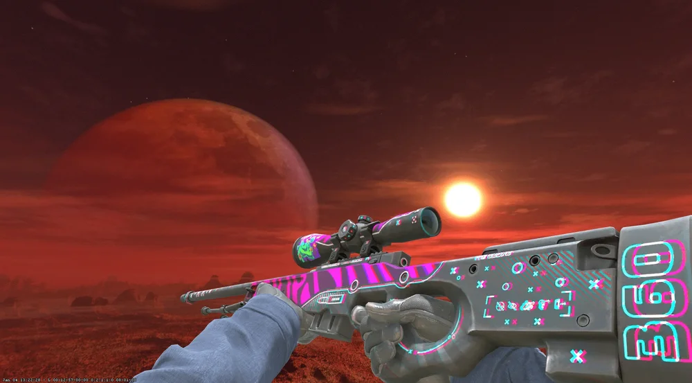 CS2 AWP skins showcase from community member