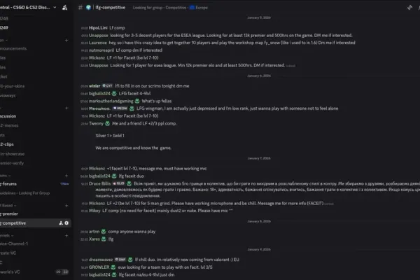 CS2 Central Competitive LFG Channel screenshot
