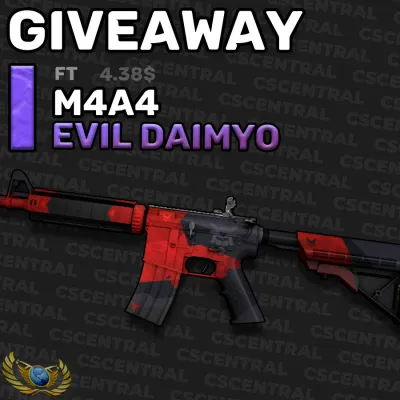 CS2 Central giveaway: M4A4 Evil Daimyo Field-Tested