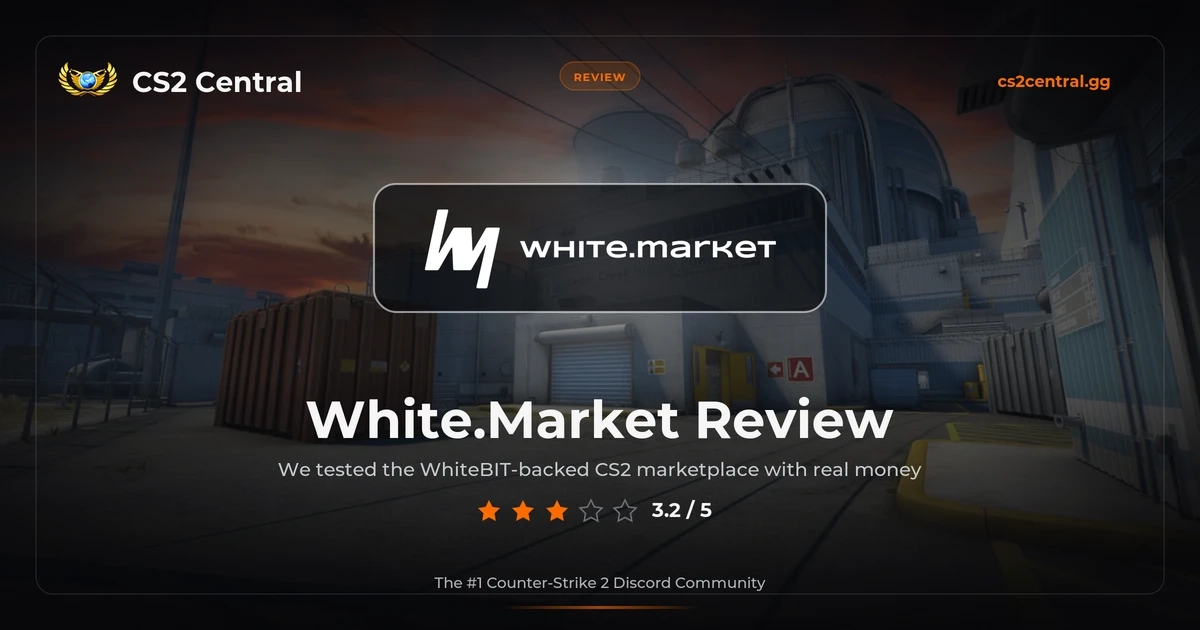 White.Market CS2 skin marketplace review, hands-on test of fees, deposits and cash-out