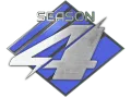 CS2 Premier Season 4 Blue medal for 10000 to 14999 rating